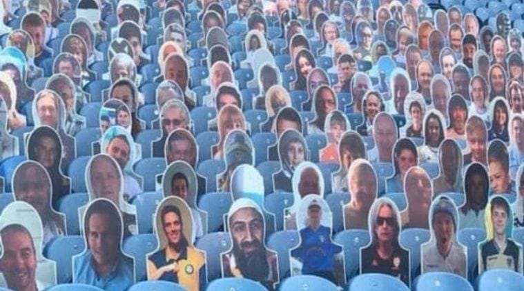 Leeds remove cardboard cutout of bin Laden from stands