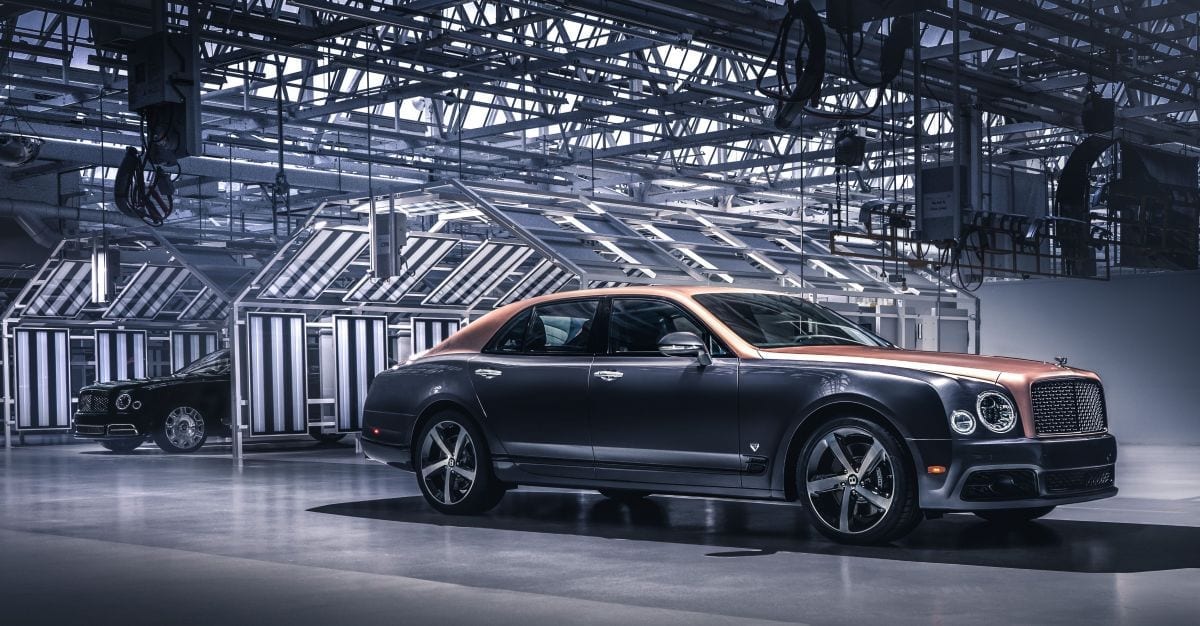 Bentley Mulsanne - final unit rolls off production line