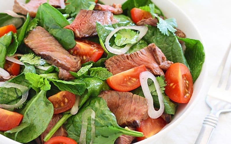 Healthy Thai Beef Salad packs a tonne of flavour