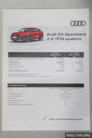 2020 Audi Q3 Sportback 2.0 TFSI Quattro Malaysia_Spec-1