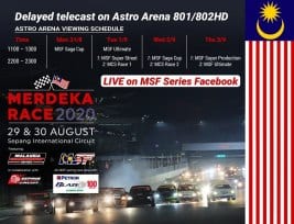 Merdeka Race 2020 Astro Schedule