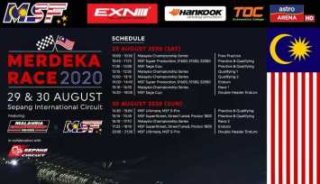 Merdeka Race 2020 Schedule