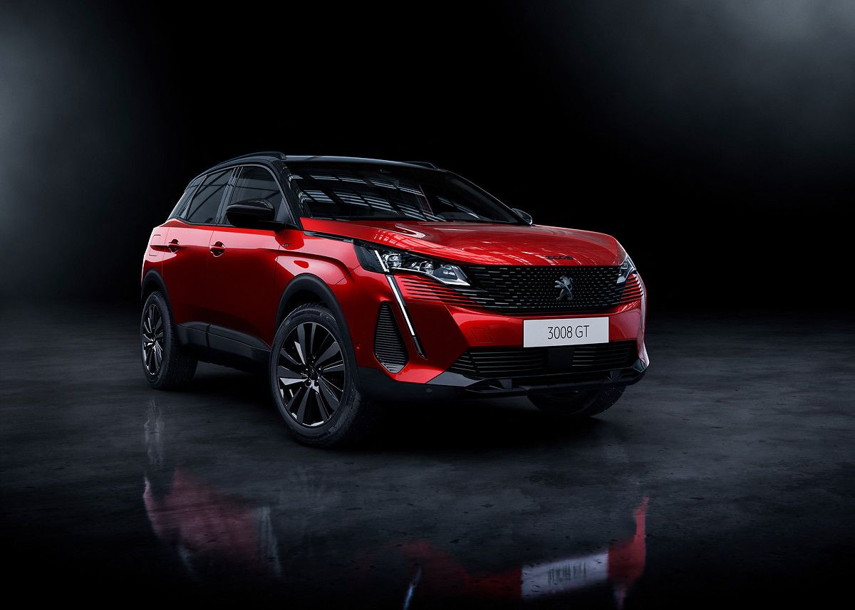 2021 Peugeot 3008 facelift debuts - bolder front face, updated cabin and tech, new PHEV variant with 225 hp