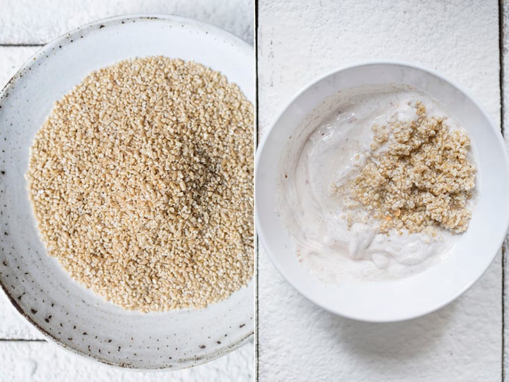 Overnight steel cut oats are nutty, chewy and toothsome.