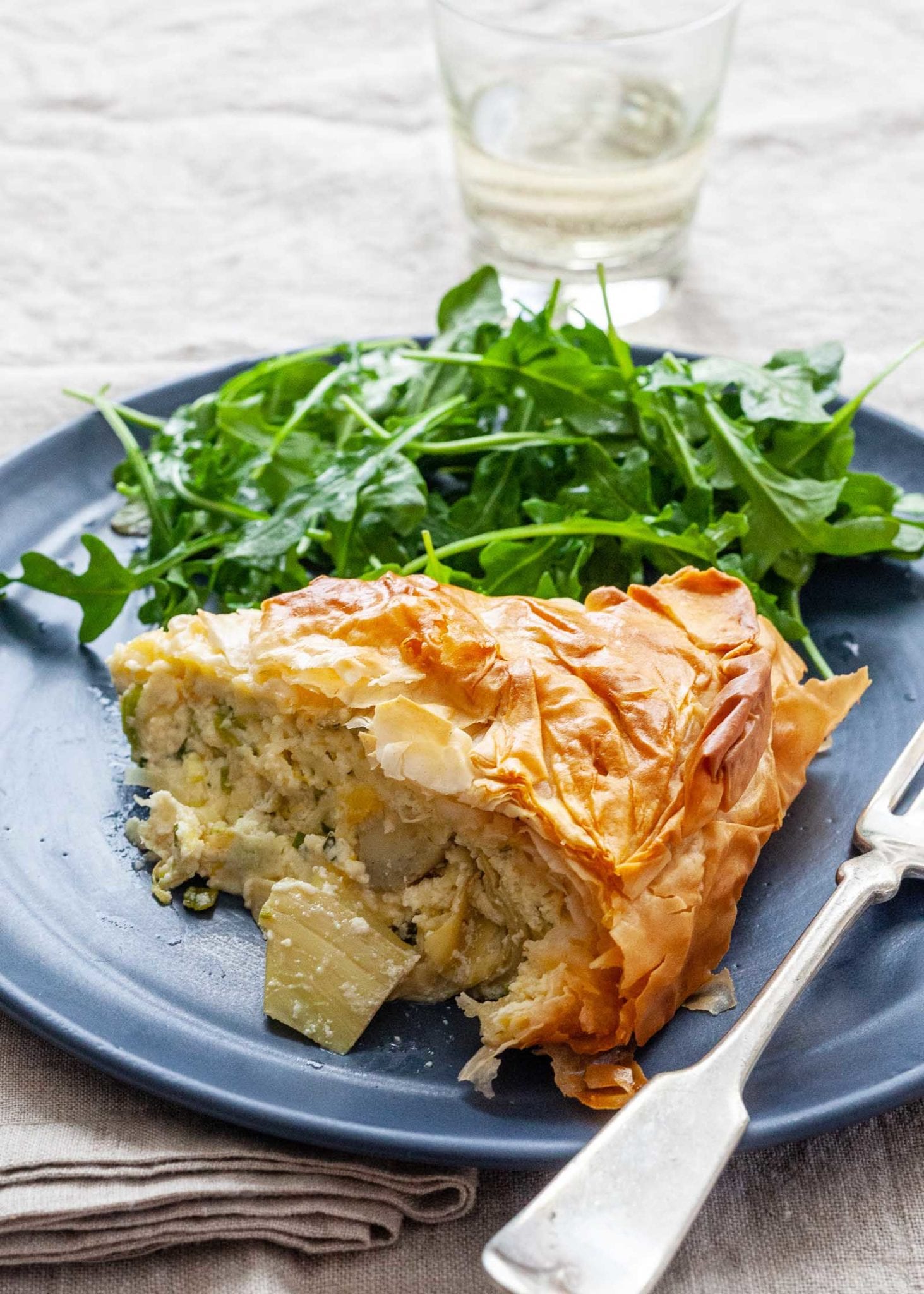 Cheesy Artichoke Pie Recipe