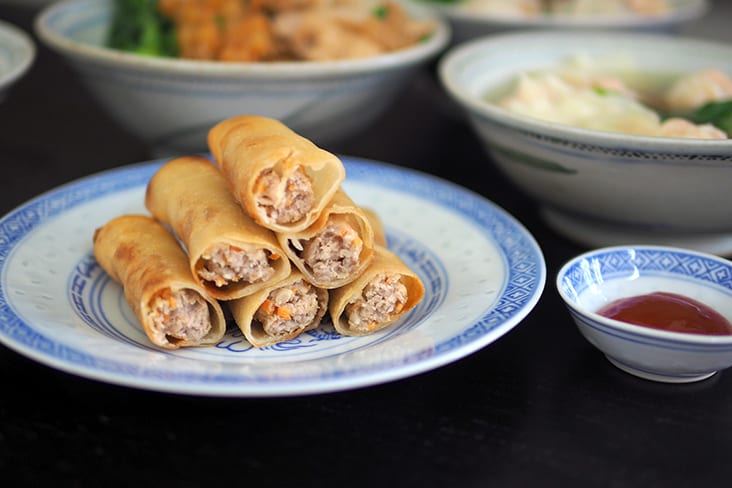 Their homemade pork spring rolls are addictive with a filling of minced meat and carrots.