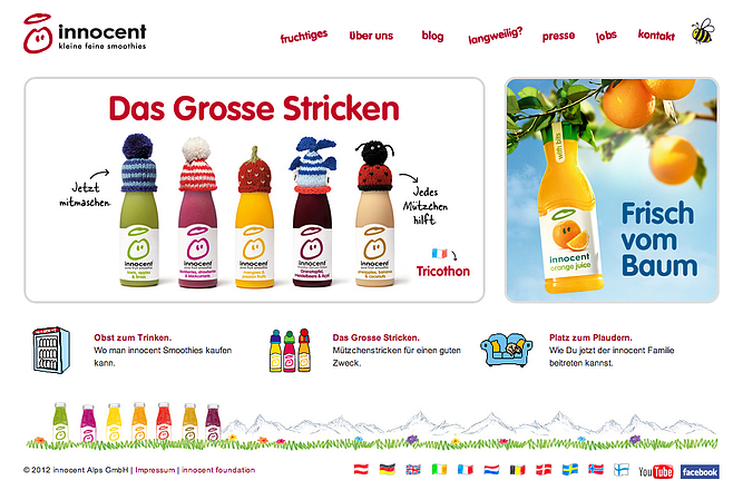 European global marketing strategy by Innocent Drinks