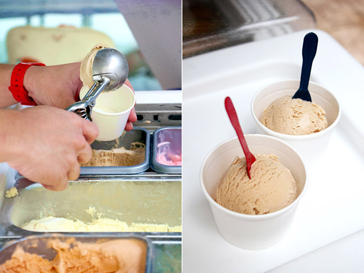 ‘Small batch artisanal ice cream’ translates to scoops of joy