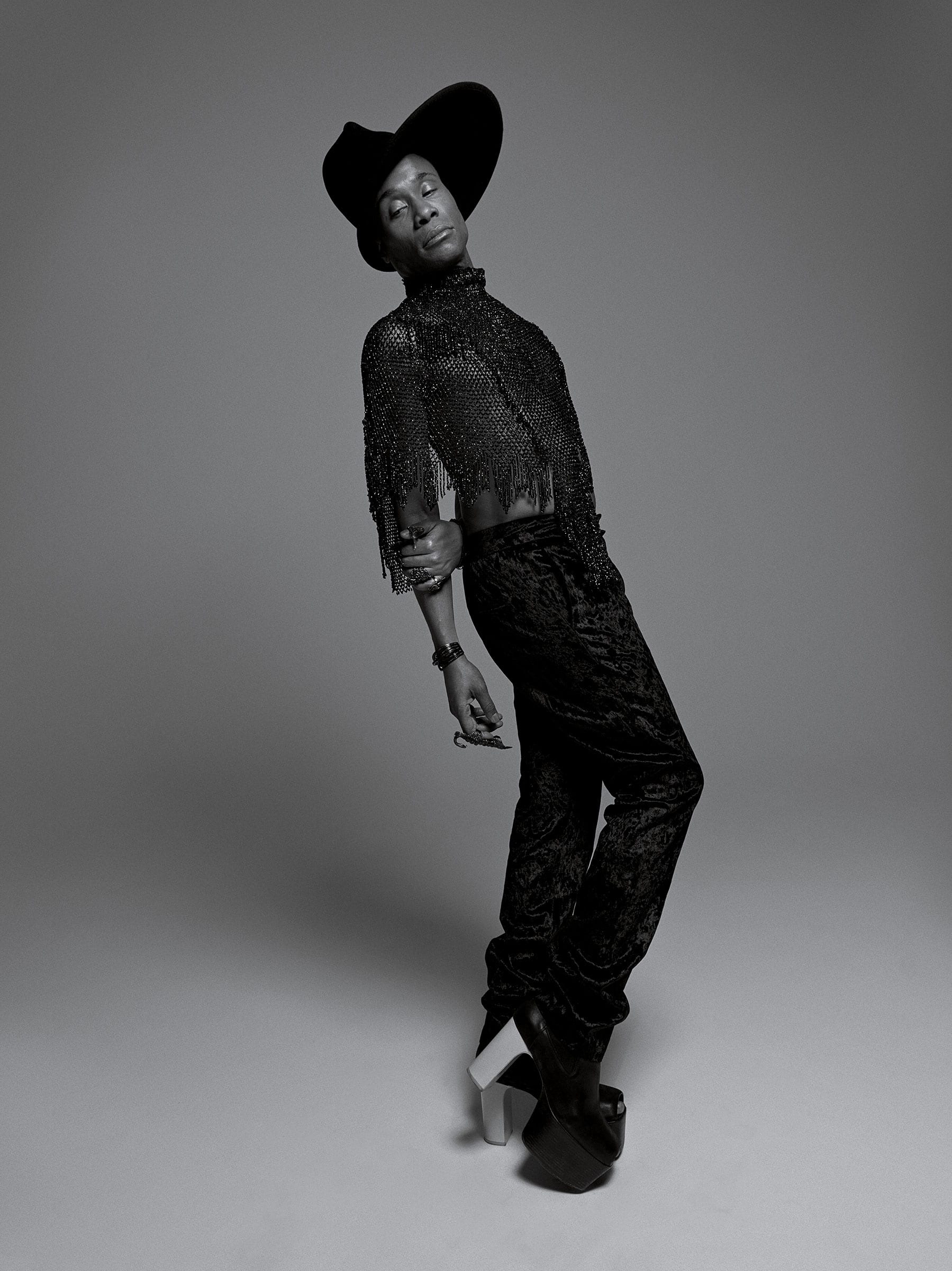Billy Porter.  TIME 100 Most Influential People,  Oct. 5 issue.