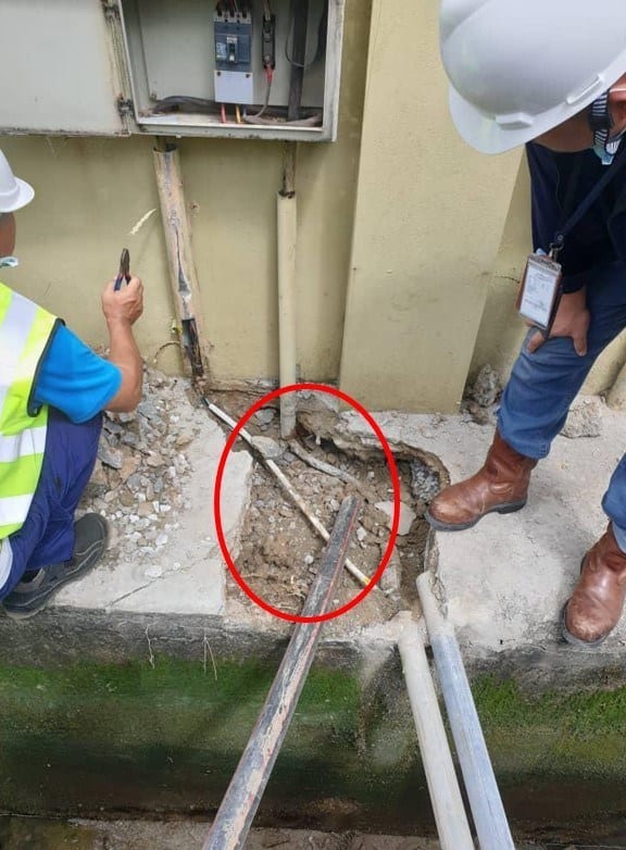 Power theft via underground cable detected at Sg Apong