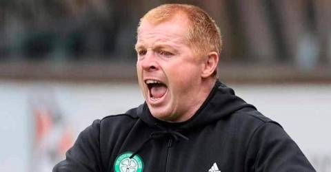 Lennon defends record as Celtic fans call for him to go