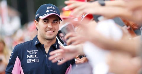 Racing Point’s Perez looks elsewhere as Vettel looms