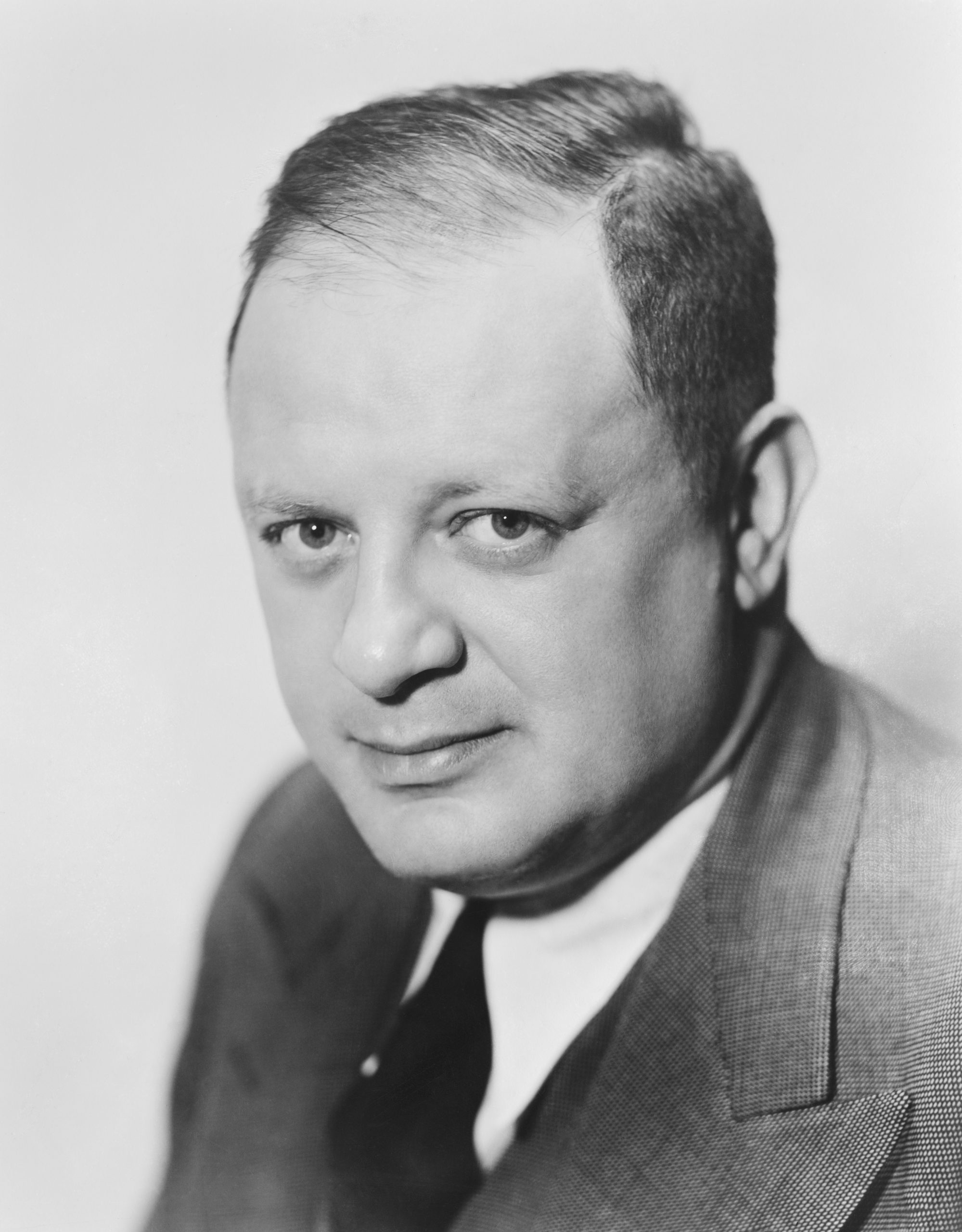 Herman Mankiewicz, MGM contract writer and the screenwriter for  Citizen Kane.  Ca. 1940s.