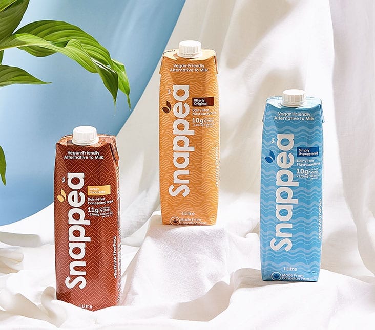 Homegrown pea milk brand Snappea currently comes in three flavours: Utterly Original, Richly Chocolate and Simply Unsweetened. —  Pictures courtesy of Snappea