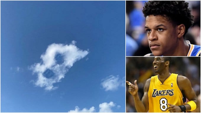 想念老大！歐尼爾兒子拍到「8」形狀白雲，Kobe大女兒：不可思議！-黑特籃球-NBA新聞影音圖片分享社區