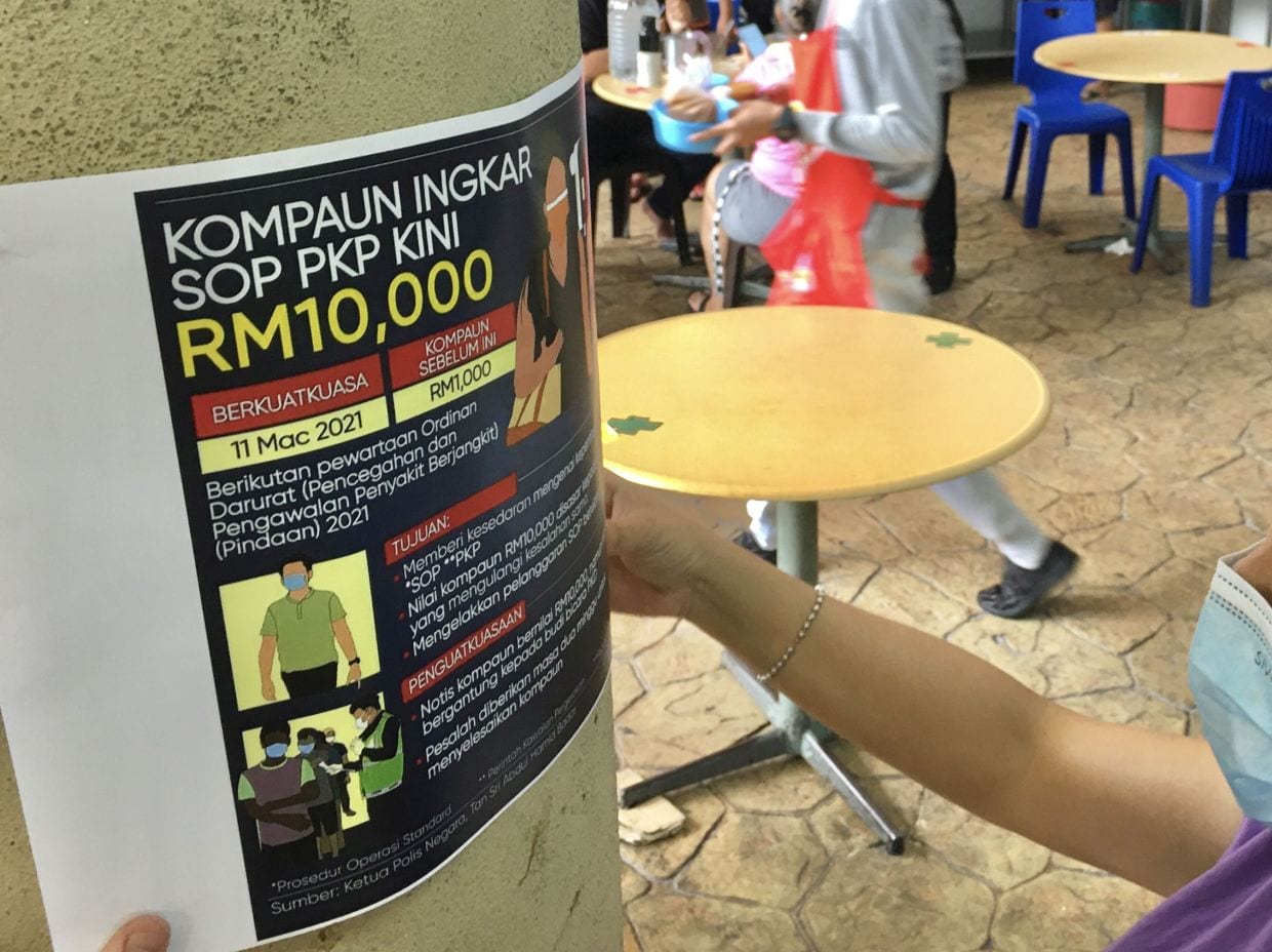 Cafe Owner In Bahau Fined Rm10 000 For Breaching Sops Mywinet