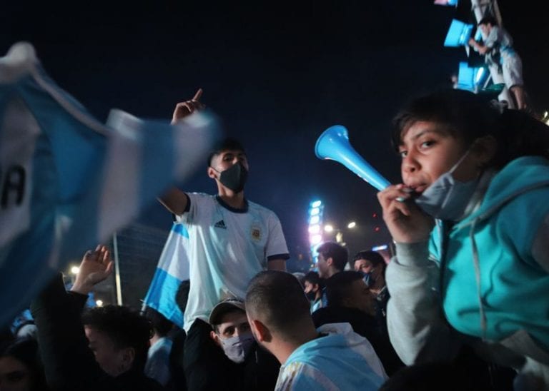 Football: Soccer-Argentina celebrate Copa win and dream even bigger