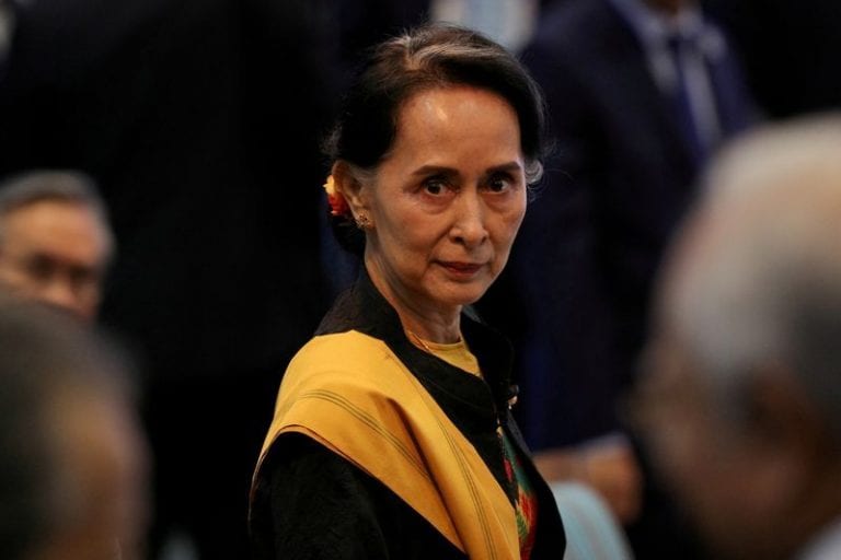 Myanmar’s Suu Kyi ‘gravely concerned’ about coronavirus, lawyer says