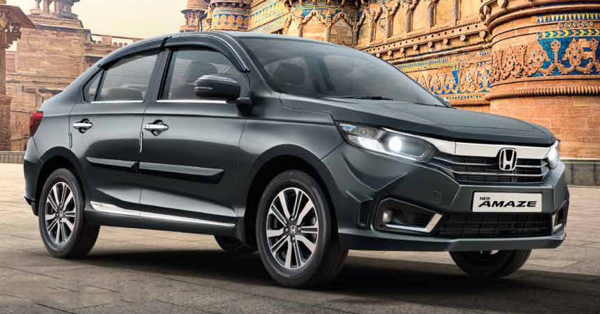 2021 Honda Amaze Facelift Launched In India - Updated Styling And ...