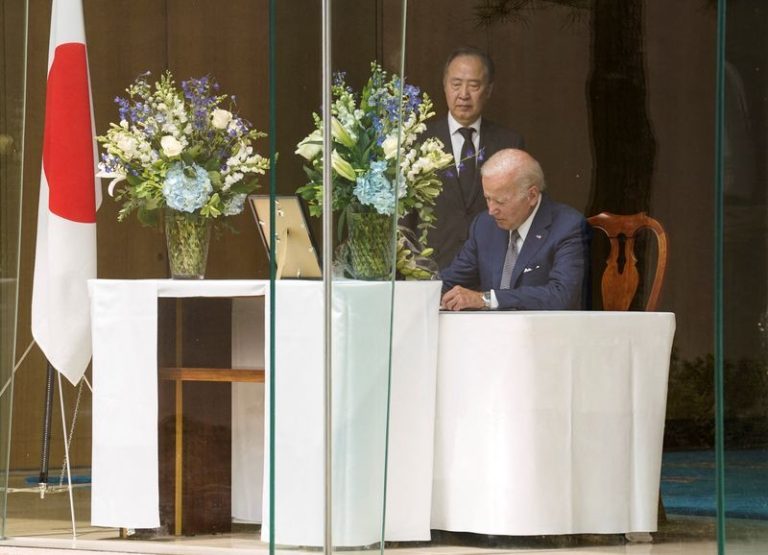 Biden tells Japan’s PM of outrage at Abe’s assassination