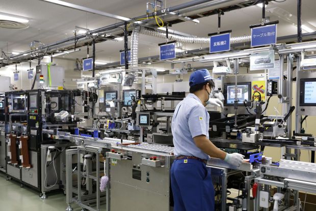 Japan’s factory mood remains subdued in July
