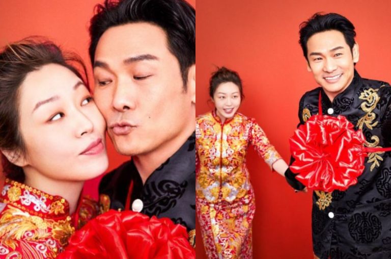 HK singer Alex To, 60, and wife Ice Lee, 36, celebrate 10th anniversary with new wedding photos